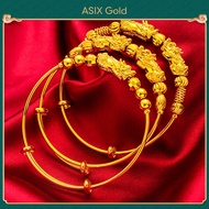 ASIX GOLD 916 Gold Women's Bracelet Korean Gold Bangkok Original Pixiu
