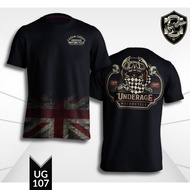 UNDERAGE Kaos Pria Distro Baju Atasan Lengan Pendek - Tshirt Bikers Motorcycle Premium UG 107