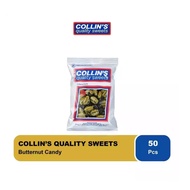 COLLINS BUTTER NUT NUT CANDY / CONTAINS 50 ITEMS