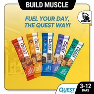 Quest Nutrition Hero Protein bar 12 bars | Build Muscle | Low Carb | Gluten Free | 3-12 bars - Ultim