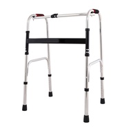 【PROTERTEUR】Adult walker Stainless steel collapsible quadrangular crutch Walking aid for the elderly