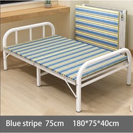 NAIJIA Metal Folding Bed Single/Super Single Bed Frame Katil Besi Thickening Upgrade No installation折疊床