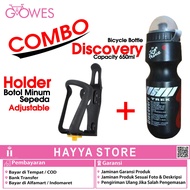 Botol Minum Sepeda Discovery Plus Holder / Promo COMBO GOWES -