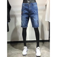 Men's Wear Brand withdrawal Cabinet Summer Thin Slim-fit Stretch Mid-waist Men's Men's Pants Mid-pan