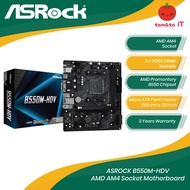 ASROCK B550M-HDV AM4 MATX Motherboard Bundle AMD Processor