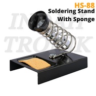 Portable Soldering Iron & Gun Stand With Sponge