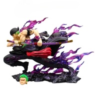 Super cool fighting OnePiece Zoro enma Model - Height 21cm - weight 1kg4 - Accessories: 2 heads + 3 