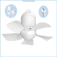 VIVI 8 66 USB Adapter Ceiling Fan with Switch Canopy Fan with Detachable Fan Blades