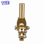 YVE Guitar Presser, Brass Brass Color Fret Press Tool, Professional Fret Press Caul For Fret Levelin