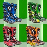 SEPATU FOX RACING TERBARU,UNTUK DEWASA, MOTOR TRAIL TRABAS MOTOCROSS SEPATU UJUNG BESI