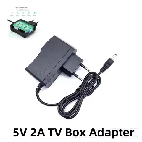 TV BOX Power Supply 5V 2A 5.5*2.5mm Charger UK EU AU US Plug Converter Adapter For Android X96 mini/