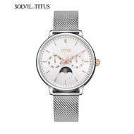 Solvil et Titus W06-03071-006 Women's Quartz Analogue Watch in Silver White Dial and Stainless Steel