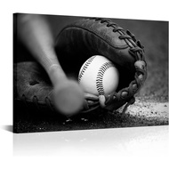 Baseball Room Decor Sports Theme Canvas Wall Art Boys Room Decor Picture Framed Canvas Print Ready T
