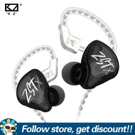 KZ ZST X หูฟัง1BA + 1DD ไฮบริดยูนิตหูฟัง IEM หูฟังสปอร์ตหูฟังสำหรับเล่นเกมสายตัดเสียงรบกวนแบบมีสาย3.