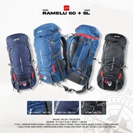 AREI RAMELU 60L UP 65 LITER ORIGINAL MOUNTAIN CARRIER BACKPACK HIKING ADVENTURE BAG