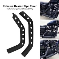 CM Motorcycle Front Rear Exhaust Pipe Protection Cover Heat For Harley Sportster XL 883 12