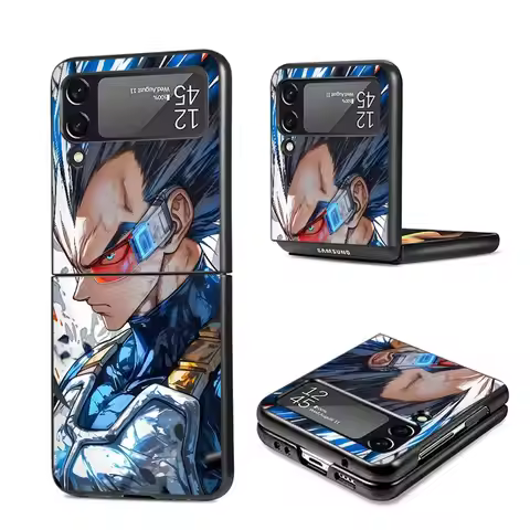 DragonS BallS Super Vegeta Case for Samsung Galaxy Z FLIP 6 Z Flip 5 Z Flip Z Flip 3 Back Cover