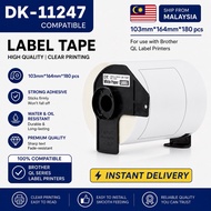 [ READY STOCK ] DK-11247 DK11247 Brother Compatible Label Tape Thermal Sticker Paper