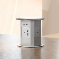 American Standard Manual Hydraulic Desktop Socket Wireless Charger 3-Hole USB2A+C18W Fast Charge 110