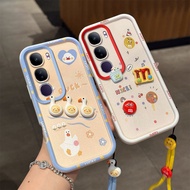 Case VIVO Y21d Cartoon 3D doll soft silicone phone case