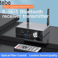 【Trending in Fashion】 Tebe Coaxial/toslink Bluetooth Audio 3.5mm Aux Wireless Music Adapter U Disk/tf Player Dac Converter
