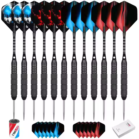 CyeeLife 6/12PCS 24G hard dart steel needle practice bar entertainment fall resistant professional f