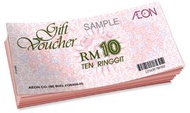 Aeon Voucher RM70 (valid any aeon shopping mall)
