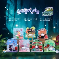 Hayao Miyazaki Anime Fairy Tale Elves Scene Version Blind Box Figurine Peripheral Furniture Accessor