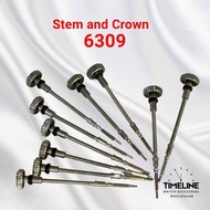 6309 Stem and Crown Automatic Movement Replacement Watch Accessories