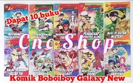 10 Buku Komik Mini Boboiboy Galaxy Tobot Shiva Campur Judul Bacaan Anak Murah