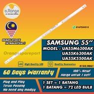 UA55M6300AK / UA55K6300AK / UA55K5500AK SAMSUNG 55" LED TV BACKLIGHT(LAMPU TV) SAMSUNG 55 INCH LED T