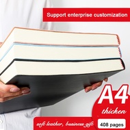 (Can Engrave Logo) A4/A5/B5 Thickened Student Subject Notebook, Horizontal Line/Blank Inner Page, St