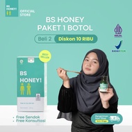 Madu bs honey penggemuk badan bpom halal 350gr/gaining weight