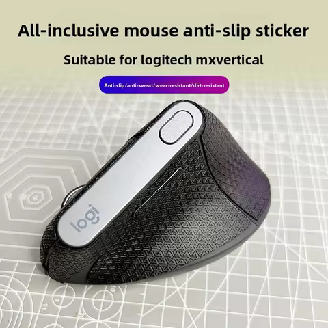 Vertical Mouse Foot Stickers Anti Slip Stickers Foot Pads Curved Edge Patches Wearresistant Accessor