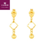 HABIB Camila Yellow Gold Earring, 916 Gold