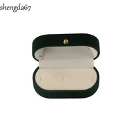 SHENGDA Finger Ring Box, Velvet Engagement Ring Wedding Ring Case, Simple Jewelry Storage Box Organi