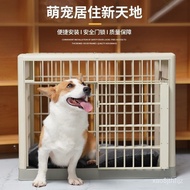 Joy【Resin Dog Cage】Separate Dog Cage with Toilet Plastic Indoor Pet Cage with Skylight Movable