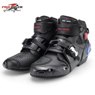 XSD รองเท้า/รองเท้านักแข่งมอเตอร์ไซค์ PRO-BIKER,รองเท้าแข่งรถมอเตอร์ไซค์ออฟโร้ดรองเท้าสั้นขับขี่กลาง