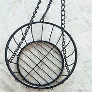 Hanging Chlorophytum Pot Hanging Basket Hanging Iron Art Basin Hanging Rack for Green Plants Hanging