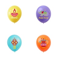 2023 NEW 1PCS Diwali Emulsion Balloon 12 inch Deepavali Celebration Decoration Balloons Kids Gift Deepavali Party Decoration Item