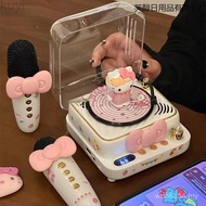 Speaker Mike Cute Cat New Style Girl Audio Microphone Hot Sale Bluetooth Record Singing 2025 with Bi
