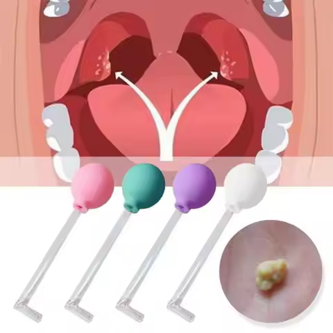 Manual Style Remover Mouth Cleaning Care Tool Tonsil Stone Remover Tool Ear Wax Tonsil Stone Suction
