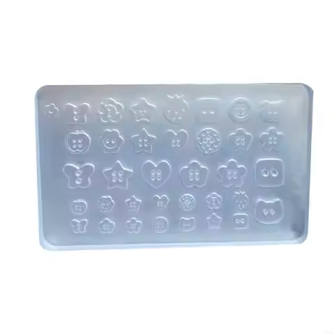 Silicone Art Molds Button Art Template Molds Silicone Texture XX9C