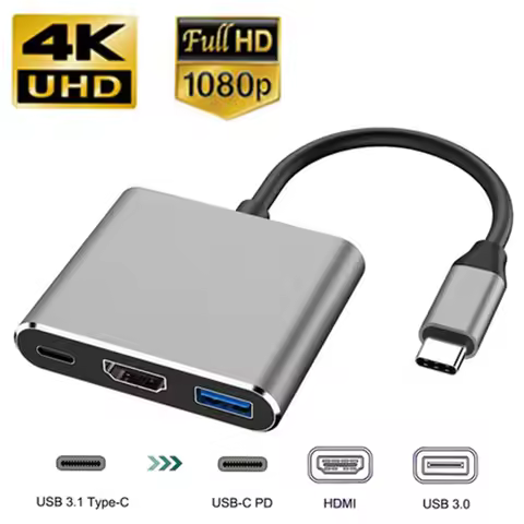 Type-C OTG HUB USB C To HDMI Adapter 4K HDMI And PD Fast Charging USB Multi Port Hub
