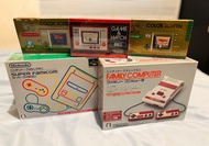 （五部不散賣）任天堂 Nintendo  2部復刻迷你主機+ 3部 復刻 game & watch (紅白機 超任 Mario 薩爾達傳說 ）