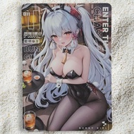 A5 Azur Lane Prinz Eugen Bunny Display Photo Card