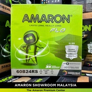 [Professional Replacement] 60B24RS | NS60RS | AMARON FLO Series | Saga, Iriz, Persona CVT | Car Batt