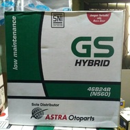 Aki Gs Astra Hybrid Ns60 Original