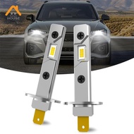 ZN 2Pcs 12000LM H1 LED Headlight Bulb Canbus Car Head Fog Light 6500K White 12V-24V Super Bright,plu