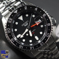 Winner Time นาฬิกา Seiko 5 Sports GMT รุ่น SSK001K   รับประกันบริษัท ไซโก ประเทศไทย 1 ป